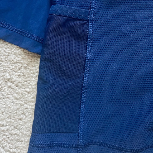 EUC Athleta Girl pleated tennis skort skirt navy blue  XL with two ball pockets - Picture 5 of 8